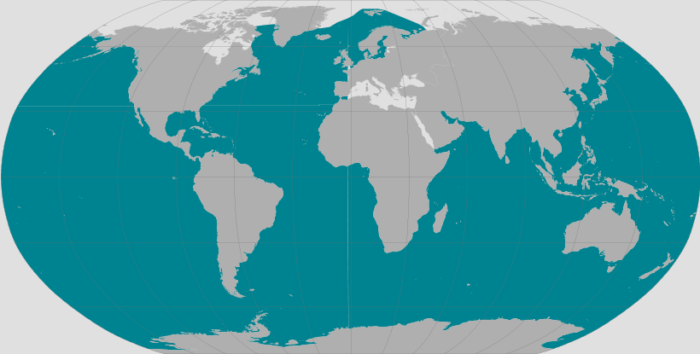 Распространение горбатого кита